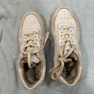pre owned nike air forces in women’s 10.5!